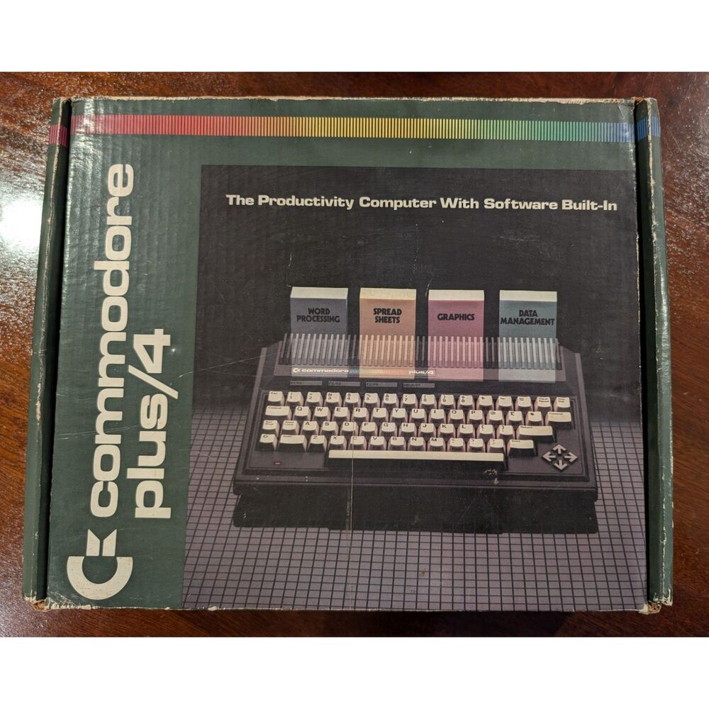 Commodore Plus/4 • New in Box • Matching Serial • 1984 Productivity Computer